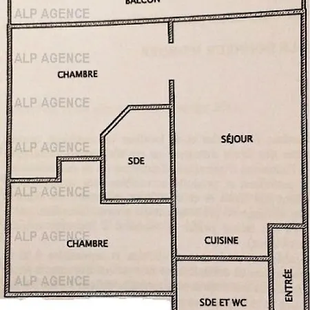 Le Serro Torre - 3 Pieces 6 Pers - Le Cerro Torre - 001ct - Plagne Centre Mae-1111 Apartment La Plagne-Tarentaise