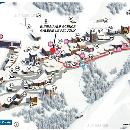Le Serro Torre - 3 Pieces 6 Pers - Le Cerro Torre - 001ct - Plagne Centre Mae-1111 La Plagne-Tarentaise